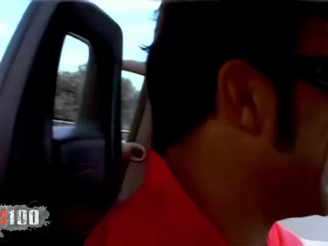 Emy and Alys Rebel play tease on the highway photo 6