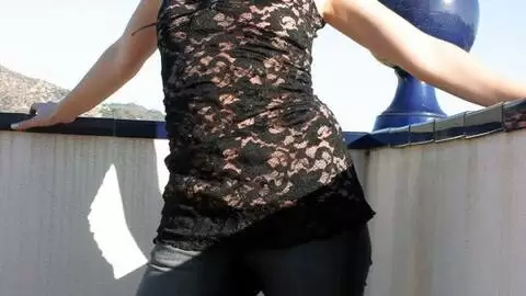 Hot brunette Emy getting naked  photo 16