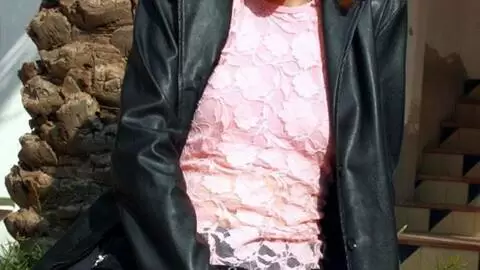 Horny brunette Emy doing a hot striptease  photo 6