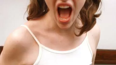 Horny brunette Emy doing a strip  photo 16