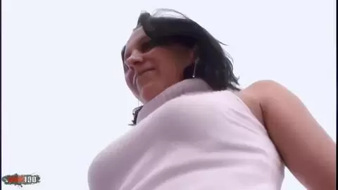 Pretty petite brunette Erika stripping on the terrace  photo 02