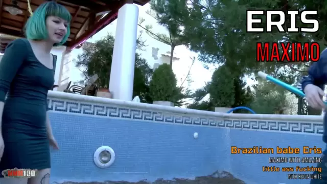 Brazilian babe Eris Maximo with amazing little ass fucking with Kevin White 