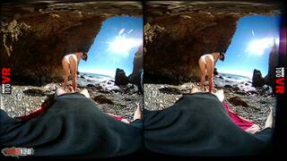 Fuck her wet cunt on the beach