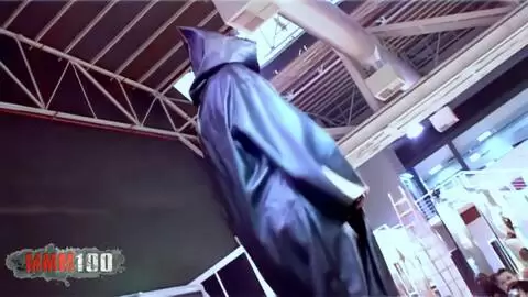 Lesly Kiss on stage at the Erotico de Barcelona Film Festival in 2006 photo 01