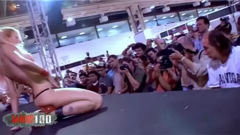 Lesly Kiss on stage at the Erotico de Barcelona Film Festival in 2006 photo 07