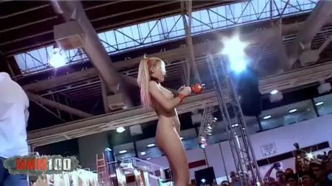 Lesly Kiss on stage at the Erotico de Barcelona Film Festival in 2006 photo 08