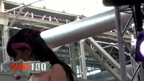 Jenny One dildoing herself in front of the 2007 ficeb audience photo 09