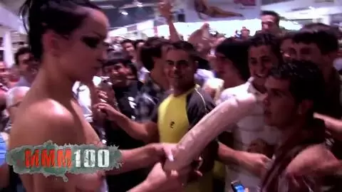 Old pierced slut gets fisted and ass fucked by huge dildo in public photo 16