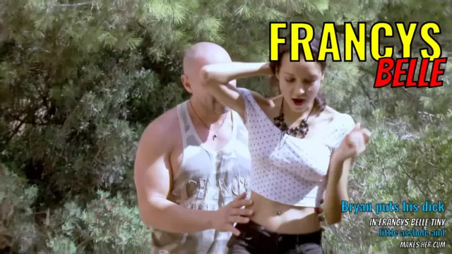 Bryan puts his dick in Francys Belle tiny little asshole and makes her cum