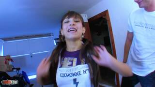 Double penetration and facial 