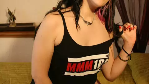 French amateur babe Ginger Rose posing with MMM100 t shirt photo 5