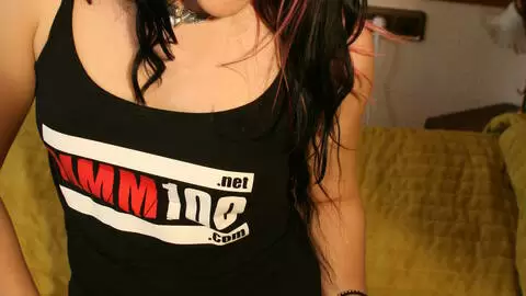 French amateur babe Ginger Rose posing with MMM100 t shirt photo 14