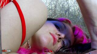 Half punk, half goth, she love