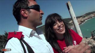 Little spanish girl ina cherry