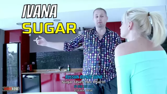 Russian Blonde Ivana Sugar Uses Her Charm to Seal the Real Estate Deal