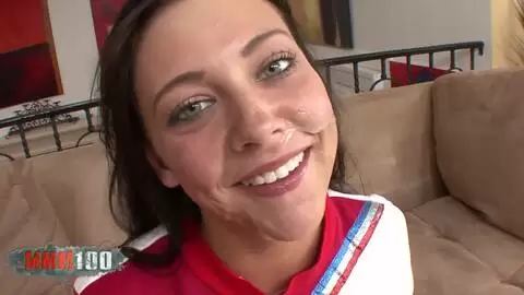 Naughty cheerleader deep fucked photo 16