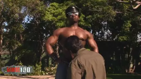 Black leather for white faggot  photo 01