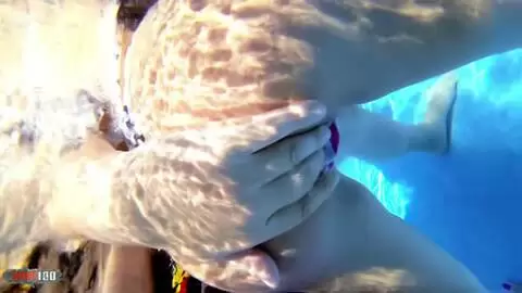 Jesyka Diamond underwater sex in the pool and lazy fucking on the couch photo 02