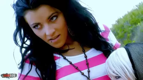 Jordanne Kali and Milky Cooper stranded on a desert place photo 01