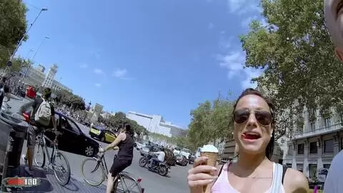 Deep anal orgasms with stunning French brunette Joyce Exess photo 01