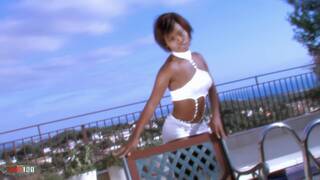 Horny mature blonde with big t