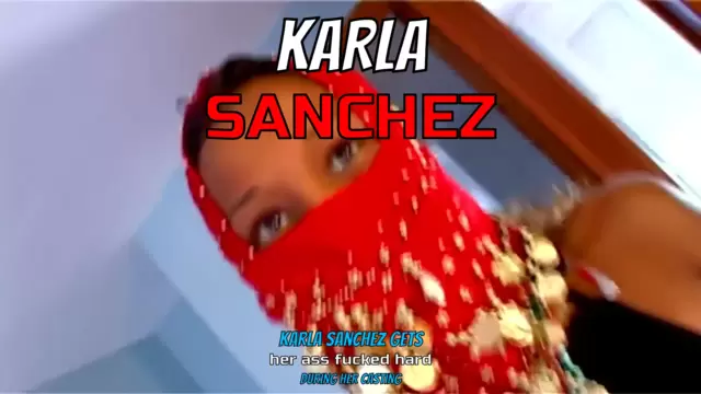 Karla Sanchez gets her ass fucked hard during her casting