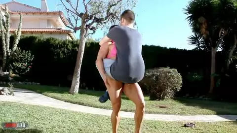 Strength demo by Karyn the amazon milf photo 13