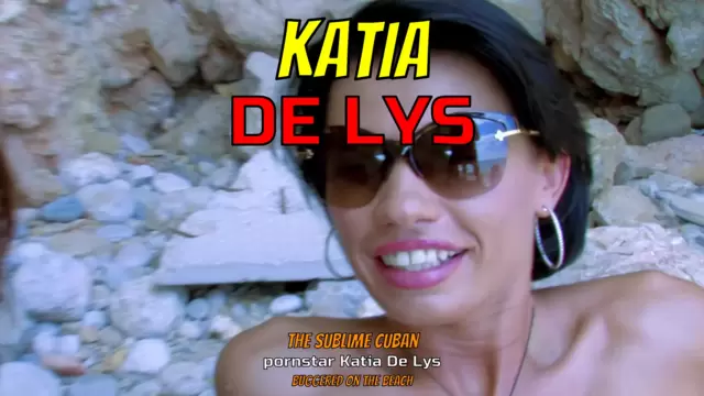The sublime Cuban pornstar Katia De Lys buggered on the beach