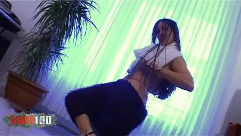 French babe Katia in pink panties doing a striptease photo 01