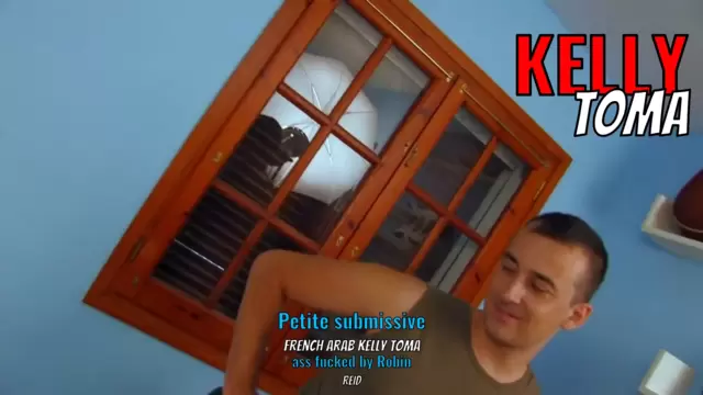 Petite submissive French arab Kelly Toma ass fucked by Robin REID