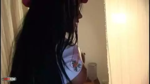 Pornstar petite brunette with big tits Kristina doing a hot striptease  photo 07