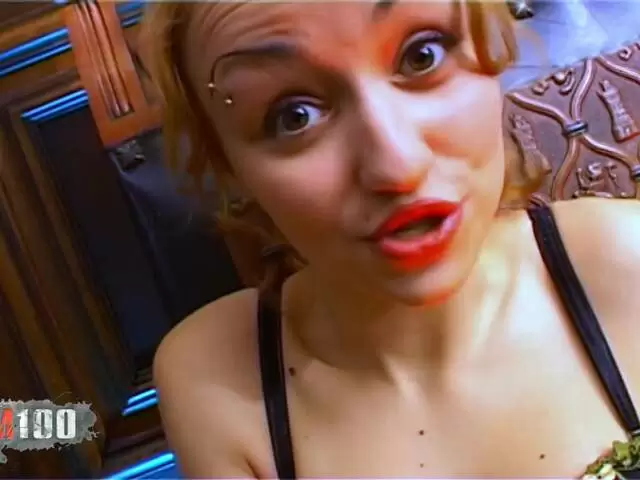 Interview and striptease with french girl Krystal Wallas photo 1