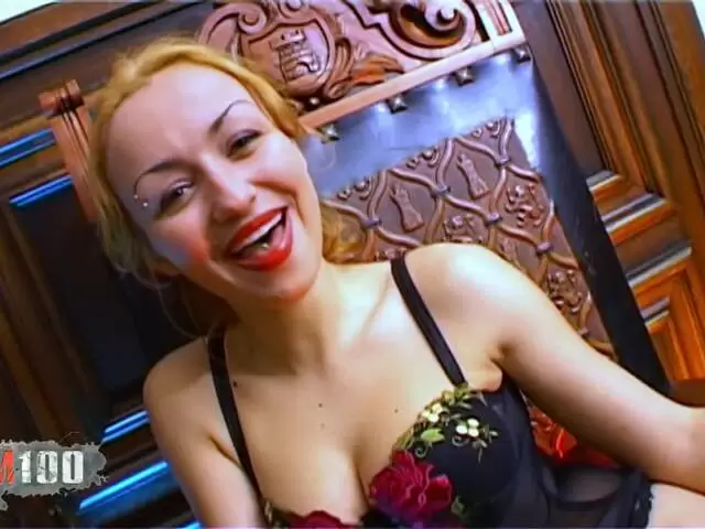 Interview and striptease with french girl Krystal Wallas photo 3