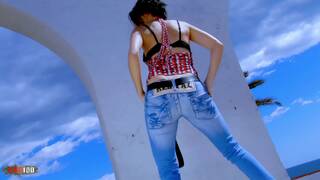 Pretty kthylee stripping 