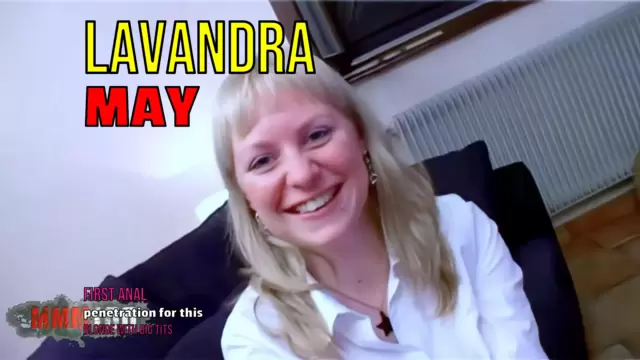 First anal penetration for this blonde with big tits