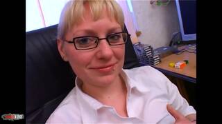 Hot blond that looked so shy a