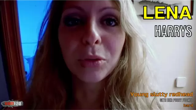 Young slutty redhead gets her pussy fucked hard