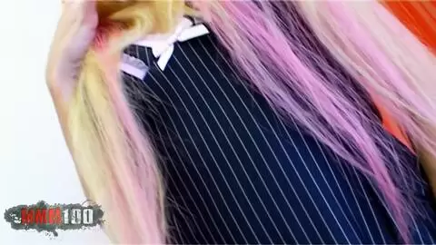 Pretty young Spanish blonde Lesly Kiss does a strip on the bed photo 01