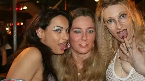 Horny blonde with big boobs Lille 2006 dancing and stripping  photo 14