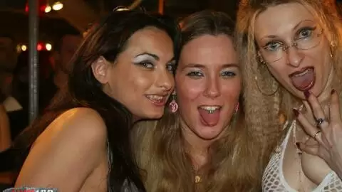 Horny blonde with big boobs Lille 2006 dancing and stripping  photo 15