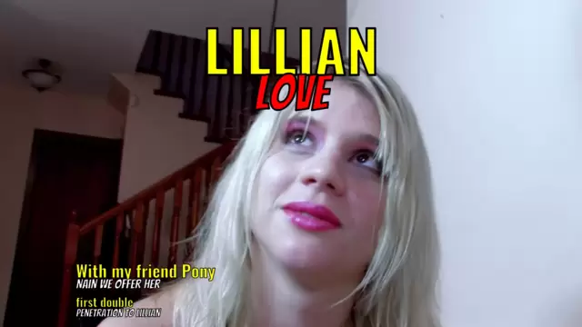 With my friend Pony Nain we offer her first double penetration to Lillian Love