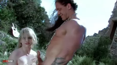 French blonde babe Lillian Love tries Rob Diesel's  huge cock in her ass and pussy  photo 16