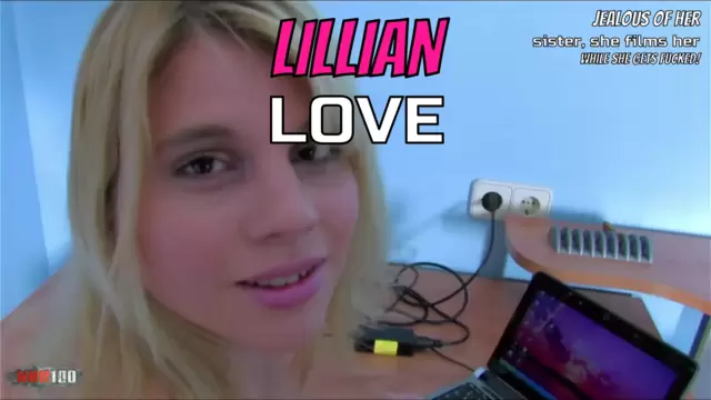 Jealous of her sister, she films her while she gets fucked