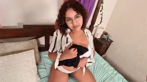 Photo session with the beautiful Spanish Arab of Arab origin Lily Morena which ends with a blowjob photo 8