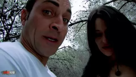 Natural Bigtits babe Lisa Spice fucking in the woods photo 06