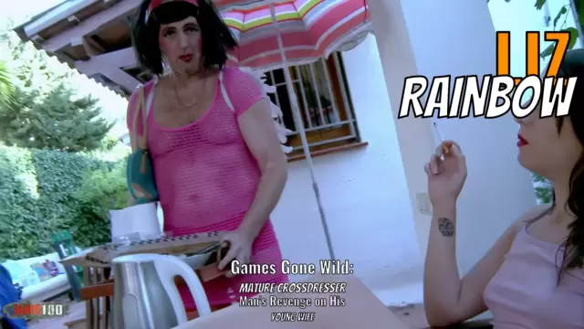 Games Gone Wild: Mature Crossdresser Man's Revenge on His Young Wife