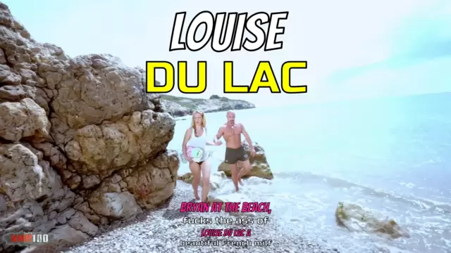 Bryan at the beach, fucks the ass of Louise du Lac a beautiful French milf