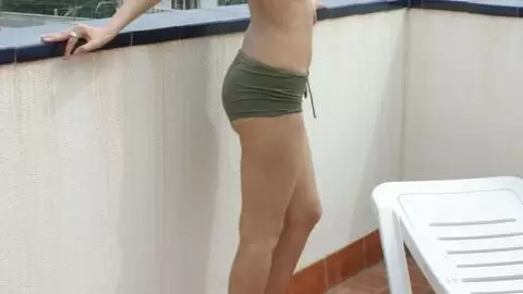 Great teen arab brunette Lyam dancing and stripping  photo 11