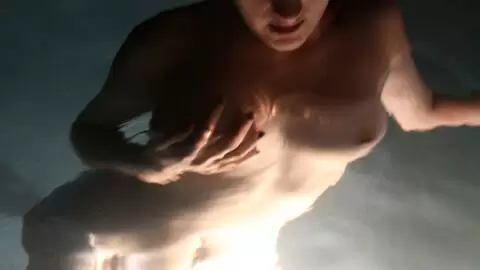 Great teen with big boobs Mademoiselle Lilith dancing and stripping by the pool  photo 12