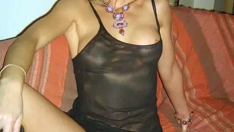 Hot blonde Magda getting naked with a black outfit  photo 6